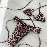 MINIMAL LEOPARD BIKINI